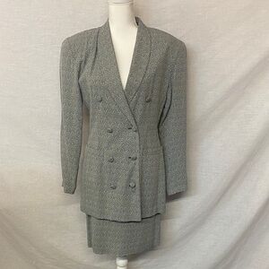 Casual Corner 90’s Double-Breasted Power Suit